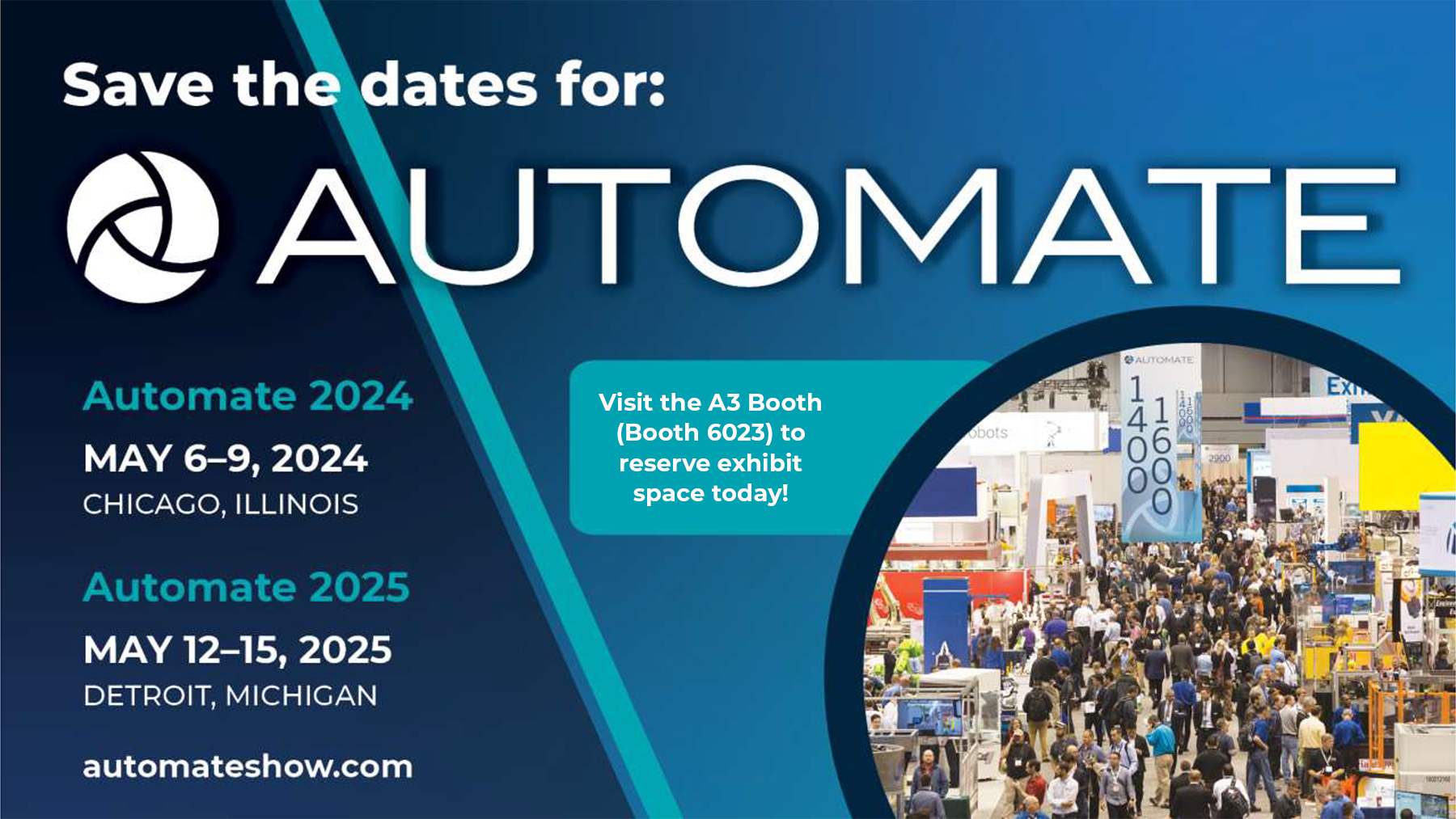 Automate Show: Detroit, la più grande fiera di automazione del Nord America.