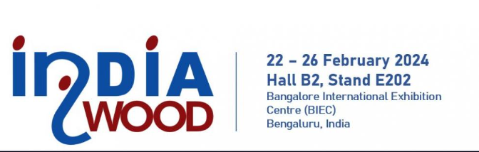 Indiawood, fiera internazionale in Asia dei produttori dei macchinari per la lavorazione del legno, degli accessori e degli arredi, che si è svolta a Bangalore, in India, dal 22 al 26 Febbraio 2024