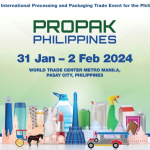 ProPak Philippines presso il World Trade Center Metro Manila, dal 31 Gennaio 1al 2 Febbraio 2024