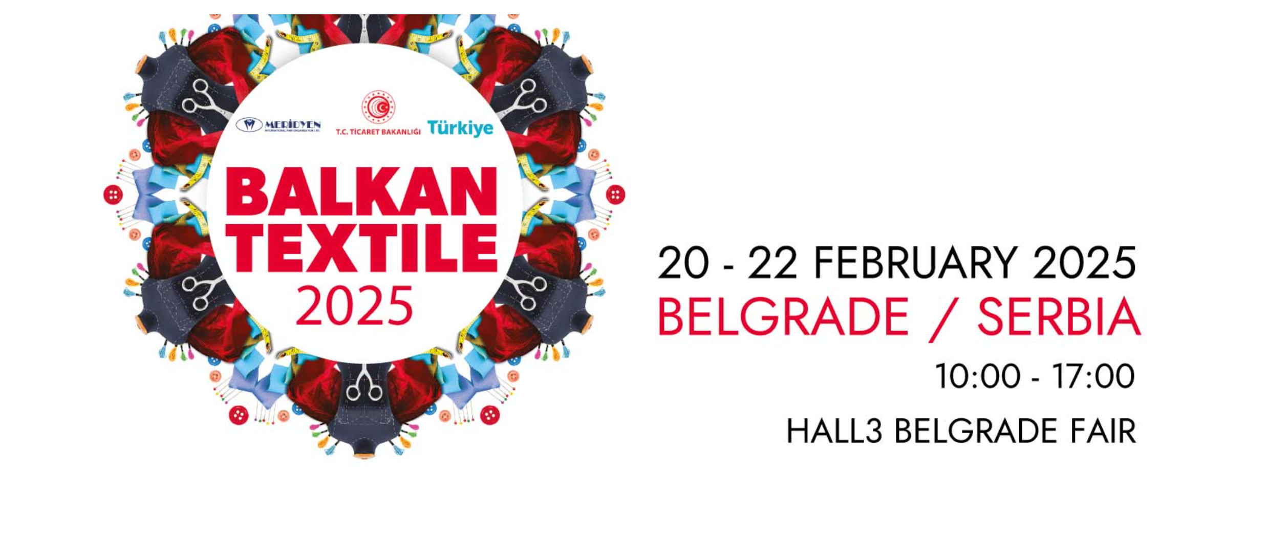 Balkan Tekstile presso Belgrade Fair dal 20 al 22 Febbraio 2025