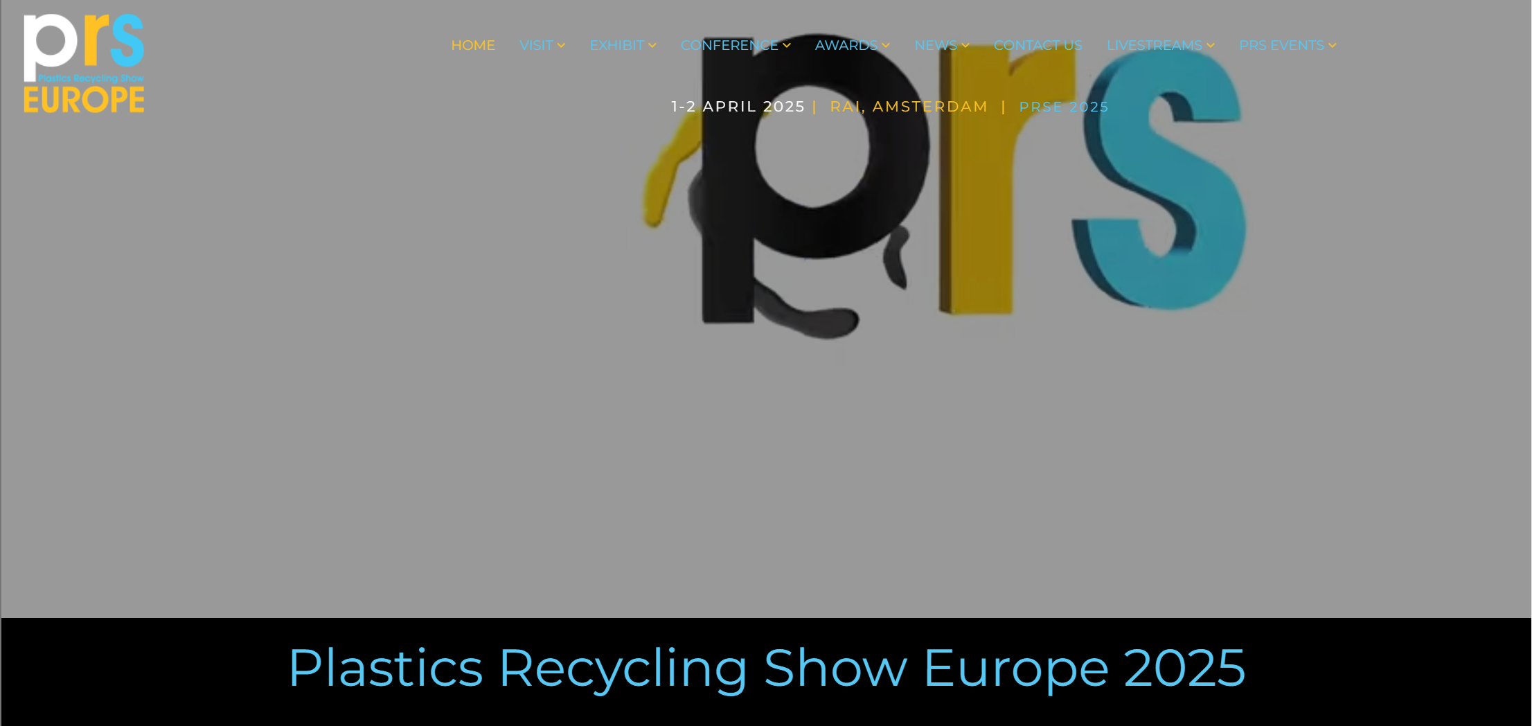 PRS EUROPE - PLASTICS RECYCLING SHOW